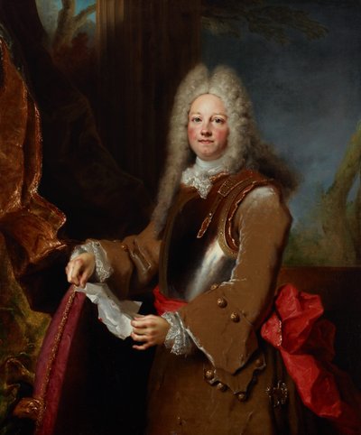Portret van een officier door Nicolas de Largillière